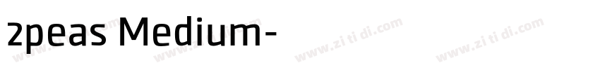 2peas Medium字体转换